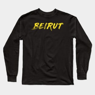 Beirut graphic Long Sleeve T-Shirt